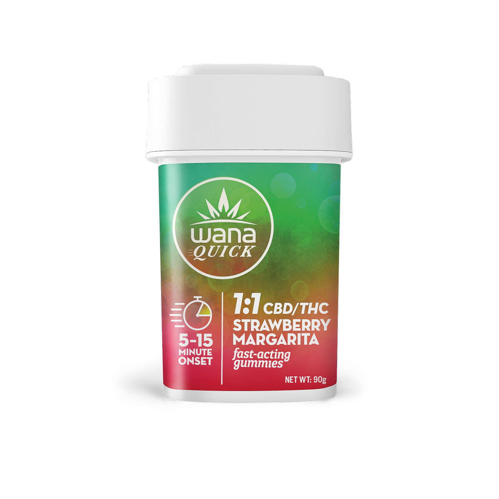Strawberry Margarita 1:1 CBD THC Gummies