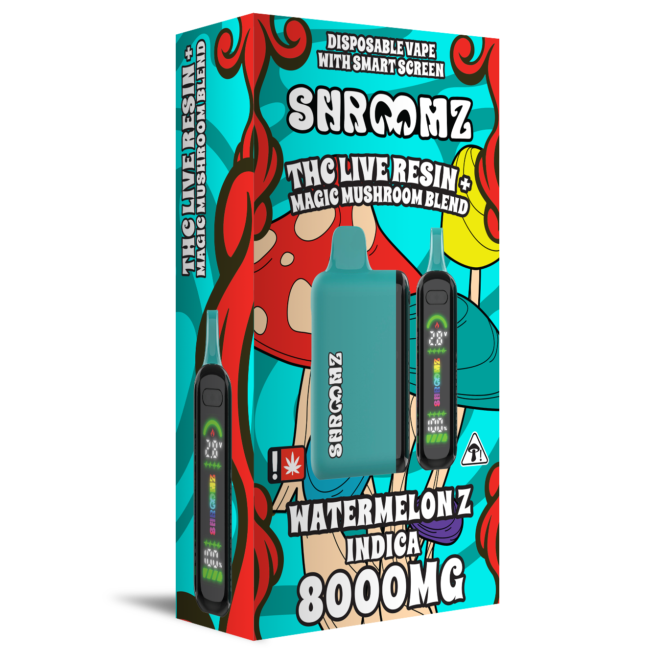 Aventus 8: SHROOMZ Thc Live Resin + Magic Mushroom Blend Disposable – 8G  Watermelonz - Indica