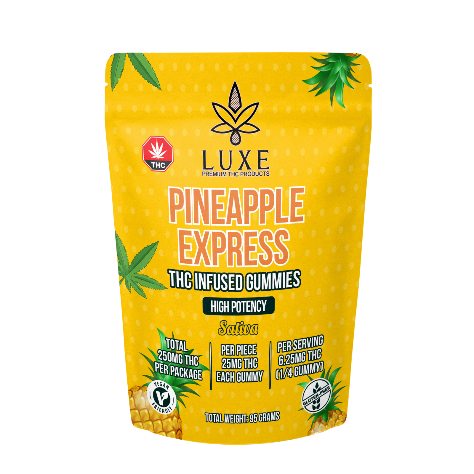 80% Terpene-Infused CBD Crumble (1g) - Pineapple Express