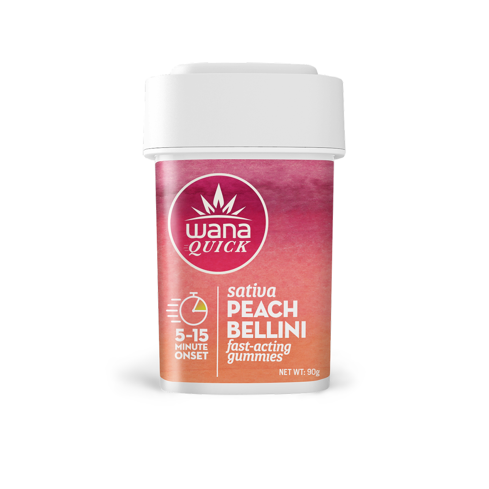 Peach Bellini Fast-Acting Gummies