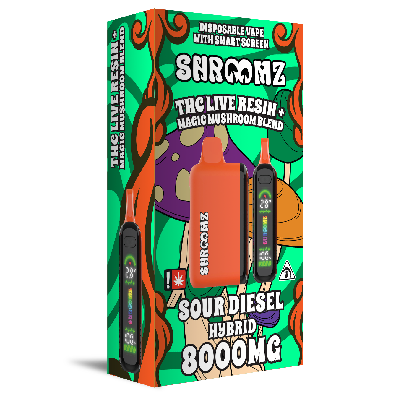 elf bar vape uk Zaleaf: SHROOMZ Thc Live Resin + Magic Mushroom Blend Disposable – 8G Sour  Diesel - Hybrid